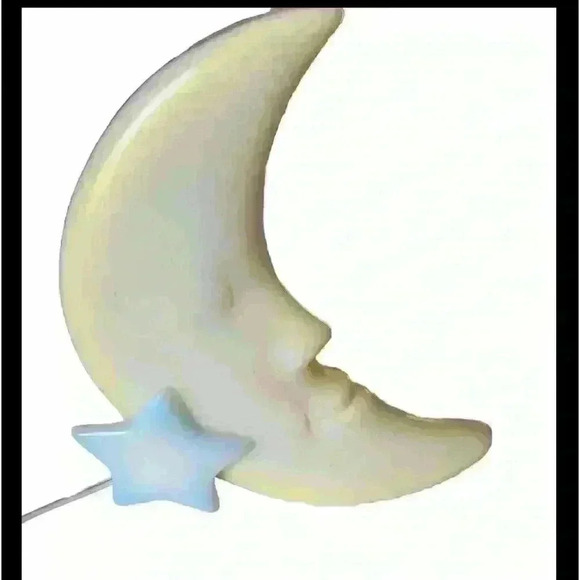 Vintage Man in the Moon nursery light - Picture 1 of 4